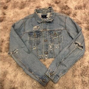 BDG Light Blue Distressed Jean Jacket